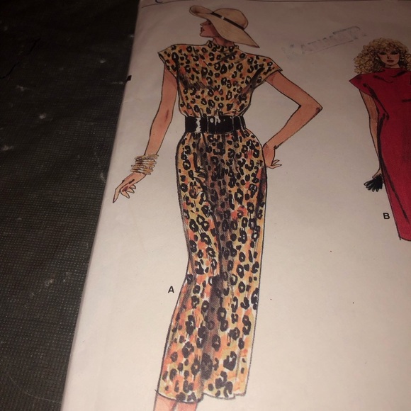 Vintage Very Easy Vogue 9896 size 14-16 stylish dress pattern . I love vogue. - Picture 2 of 5